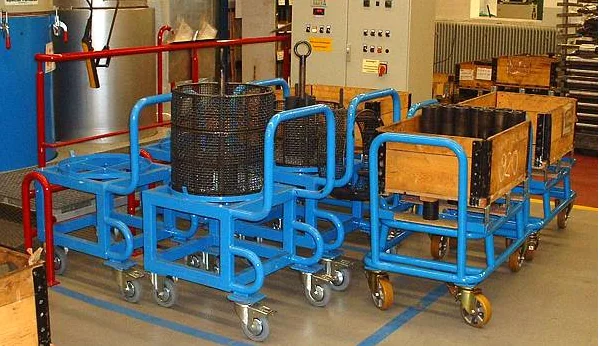 Transportwagen für Produktionsbauteile
